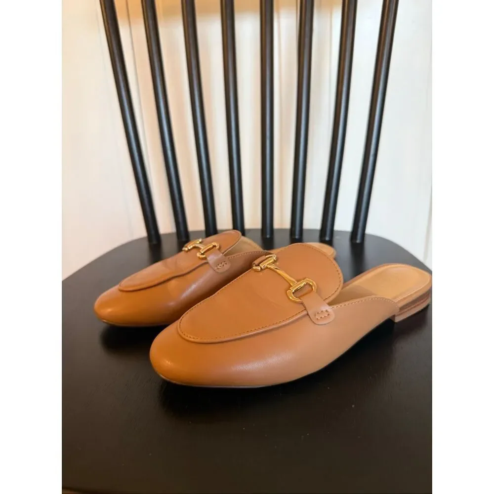 J.Crew bit cedar wood vegan leather loafer size 7 - Picture 4 of 9